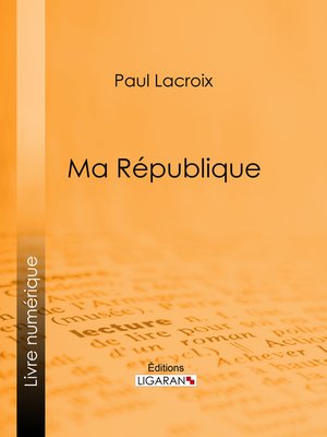 cover image of Ma République